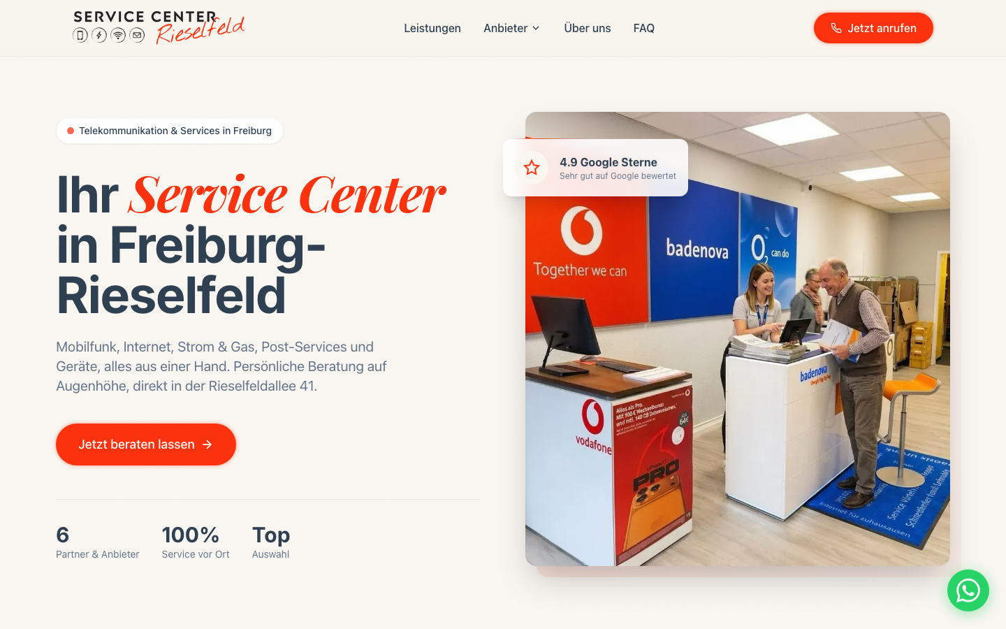 Service Center Rieselfeld