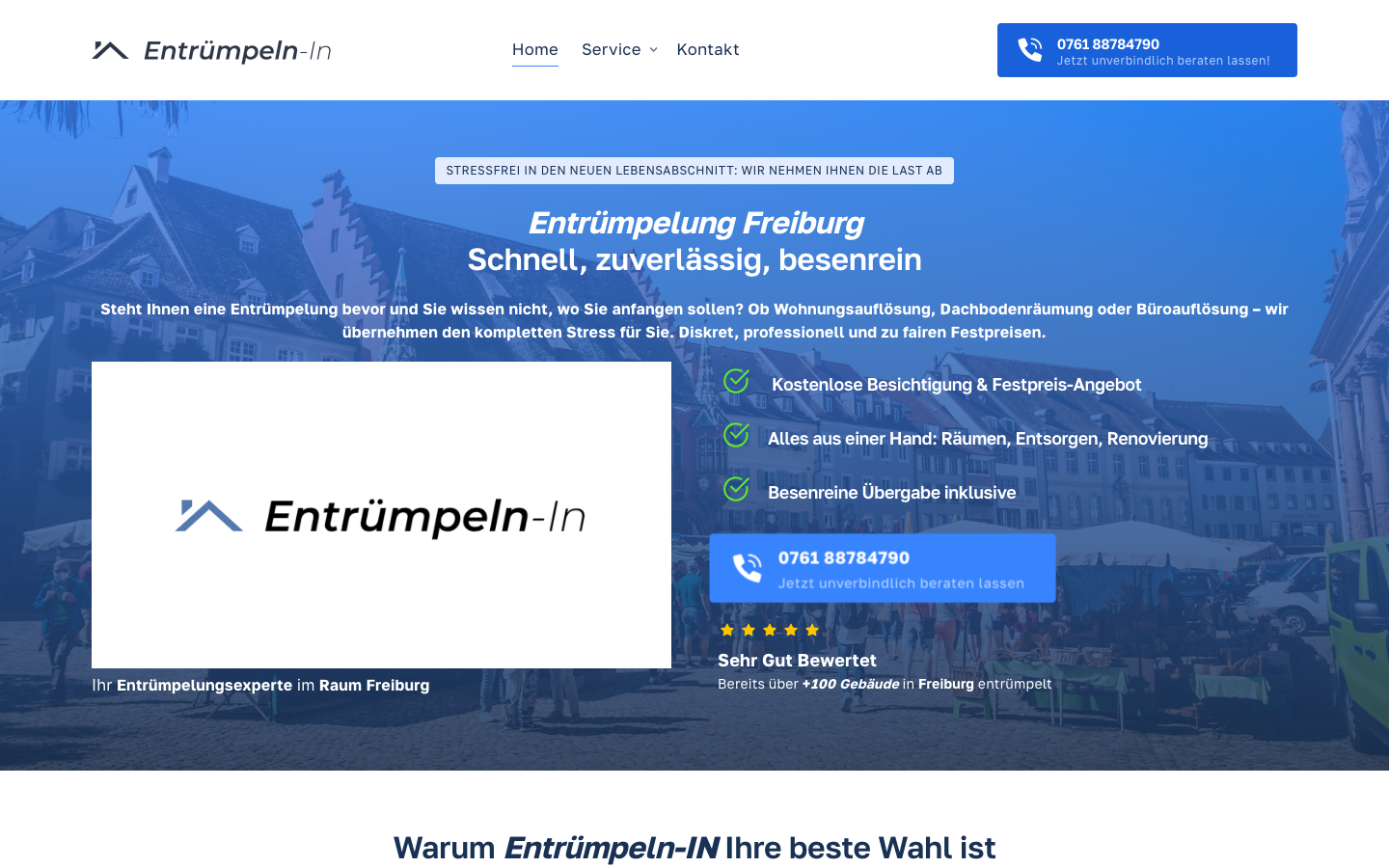 Webseite Entrümpeln-In